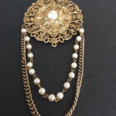 Large, vintage statement brooch