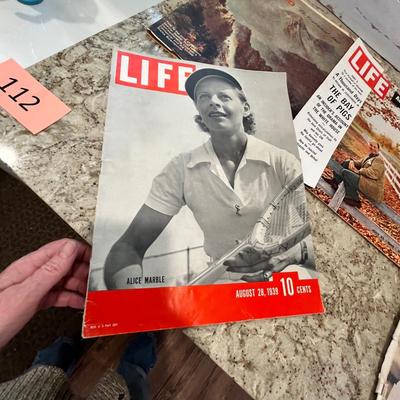 Lot 112 Vintage Life magazines