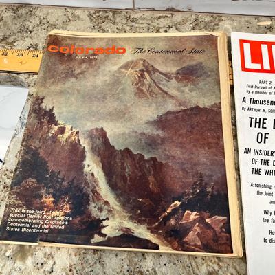 Lot 112 Vintage Life magazines