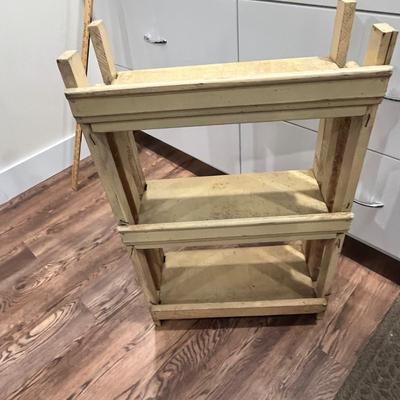 Lot 118 Painted rustic shelf