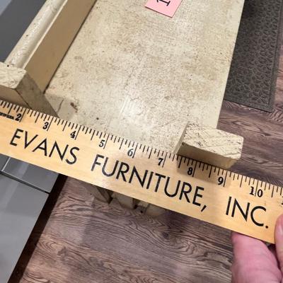 Lot 118 Painted rustic shelf