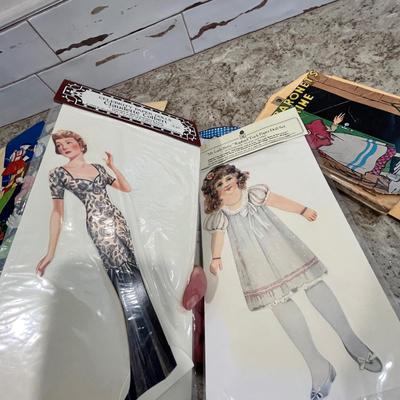 Lot 126 Paper Doll books