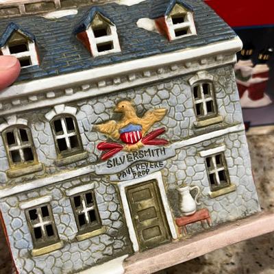 Lot 133 Christmas Village grouping