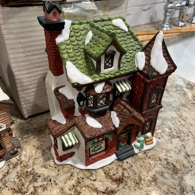 Lot 133 Christmas Village grouping