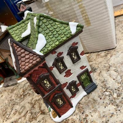 Lot 133 Christmas Village grouping