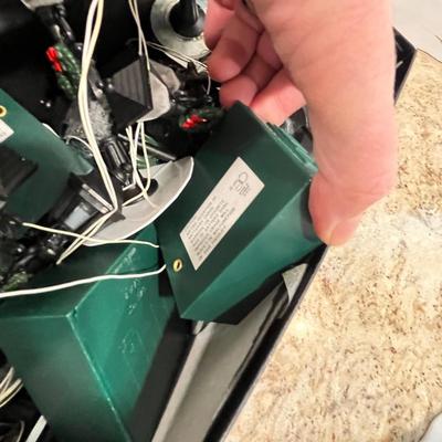 Lot 135 Christmas Village items