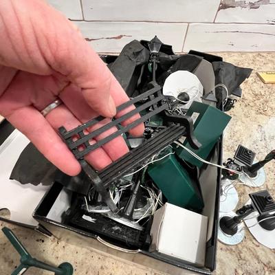 Lot 135 Christmas Village items