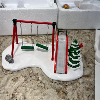 Lot 136 Dept. 56 Christmas Village items