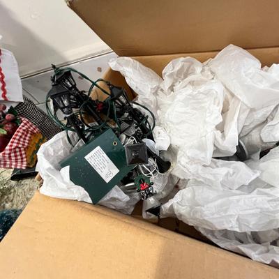 Lot 141 Bottle Brush trees & other Christmas