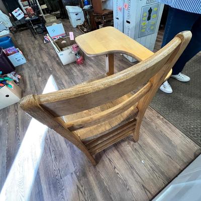 Lot 142 Vintage school desk