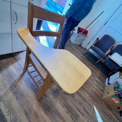 Lot 142 Vintage school desk