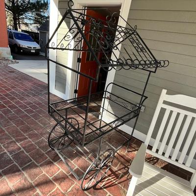 Lot 144 Wrought Iron plant stand