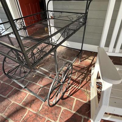 Lot 144 Wrought Iron plant stand