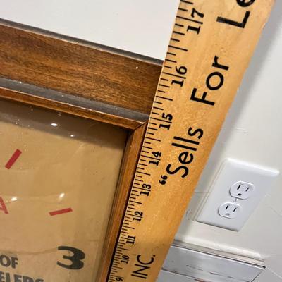 Lot 146 Eaton Jewelers advertising wall clock