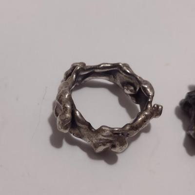 Collection of Hand Crafted Jewelry- Two Pendants and One Ring (#13)