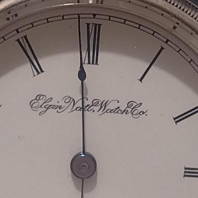 Elgin National Watch Company G.M. Wheeler Pocket Railroad Watch with Chain- (#17)