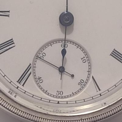 Elgin National Watch Company G.M. Wheeler Pocket Railroad Watch with Chain- (#17)