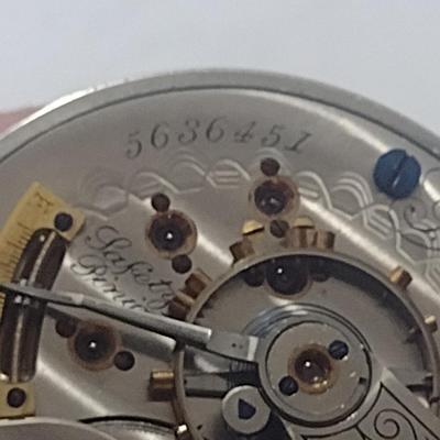 Elgin National Watch Company G.M. Wheeler Pocket Railroad Watch with Chain- (#17)