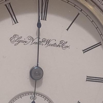 Elgin National Watch Company G.M. Wheeler Pocket Railroad Watch with Chain- (#17)
