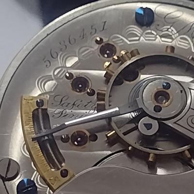 Elgin National Watch Company G.M. Wheeler Pocket Railroad Watch with Chain- (#17)