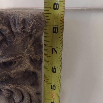 'Green Man' Sand Mortar Casting Shelf Bracket/Wall Decor
