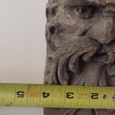 'Green Man' Sand Mortar Casting Shelf Bracket/Wall Decor