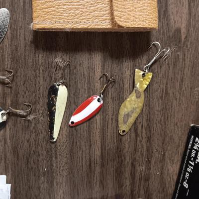 NEW FISHING FLY HOLDER AND SOME VINTAGE TACKLE