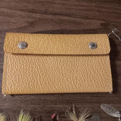 NEW FISHING FLY HOLDER AND SOME VINTAGE TACKLE