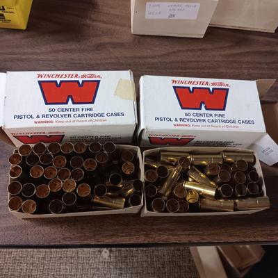 2 WINCHESTER 45 COLT UNPRIMED AMMO