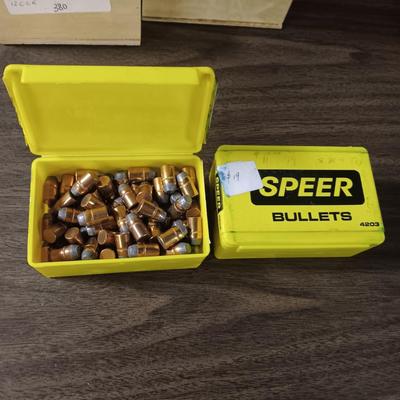 2 BOXES OF SPEER 38 CAL .357" JACKETED SOFT POINT AMMO