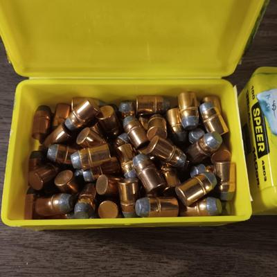 2 BOXES OF SPEER 38 CAL .357" JACKETED SOFT POINT AMMO