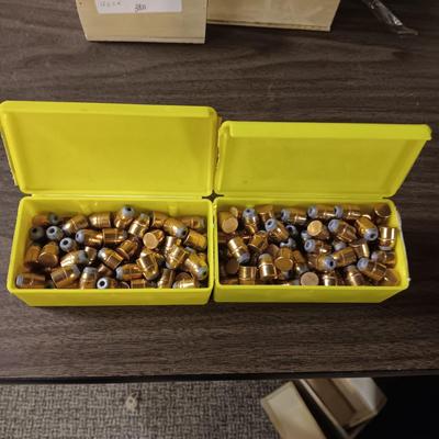 2 BOXES OF 45 CAL .451" JACKETED MAGNUM HOLLOW POINT AMMO