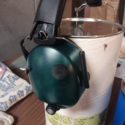 A PAIR OF OVER & OUT ELECTRONIC HEARING PROTECTION