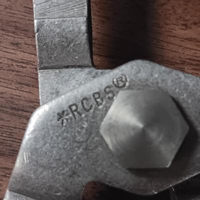 RCBS BULLET MOLD, LEAD AND A CANVAS BAG