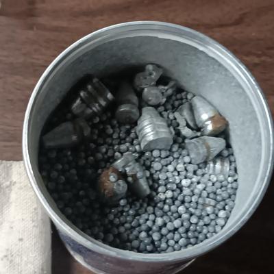 RCBS BULLET MOLD, LEAD AND A CANVAS BAG