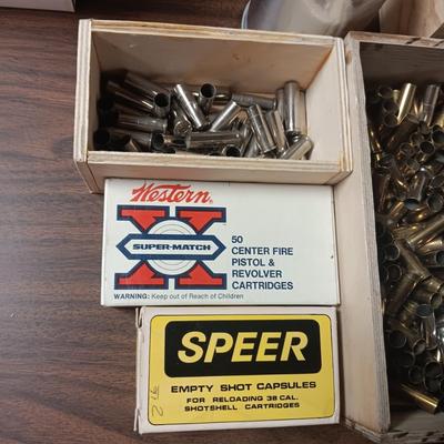 38 SPECIAL SHELLS AND LEAD BULLETS FOR RELOADING