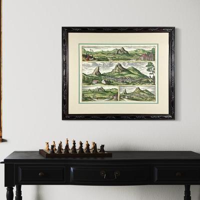 678 Original Hand-Colored Engraving After Georg Braun & Frans Hogenberg (16th Century) From Civitates Orbis Terrarum