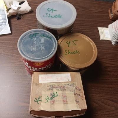 A LARGE AMOUNT OF BRASS FOR RELOADING