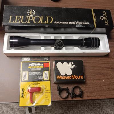 LEUPOLD M8-6X REDFIELD 4X SCOPE