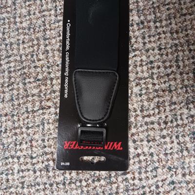 NEW NON SLIP NEOPRENE SLING, NEW WINCHESTER TWIST LEG BI-POD AND GUN LOCK