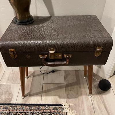 Vintage MCM Suitcase Table