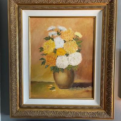 Chrysanthemums Painting