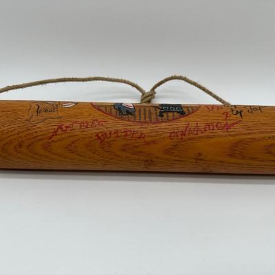 Vintage Hand-Painted Wooden Rolling Pin – Hanging Decor