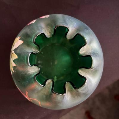 Hand painted rose bowl