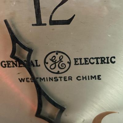 GE electric mantle clock