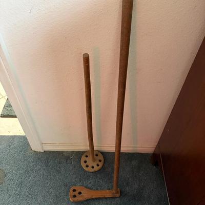 2 Butter churn dashers