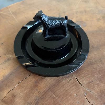 Art Deco dog ashtray