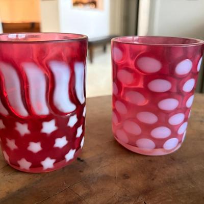 2 Fenton glasses