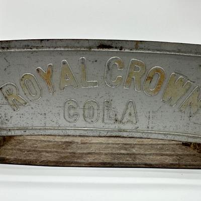 Vintage Royal Crown Cola Metal Bottle Carrier – RC Cola – 6-Bottle