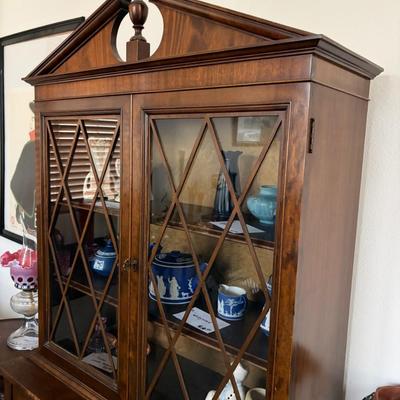 Mahogany hutch
